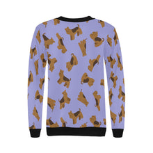 Load image into Gallery viewer, Playful Airedale Terrier Love Sweatshirt for Women-26
