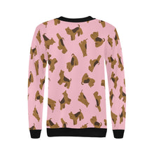 Load image into Gallery viewer, Playful Airedale Terrier Love Sweatshirt for Women-7