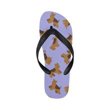 Load image into Gallery viewer, Playful Airedale Terrier Love Unisex Slippers-22