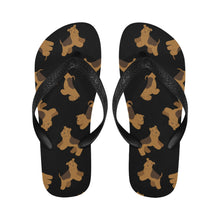 Load image into Gallery viewer, Playful Airedale Terrier Love Unisex Slippers-27