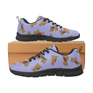 Playful Airedale Terrier Love Women's Breathable Sneakers-38