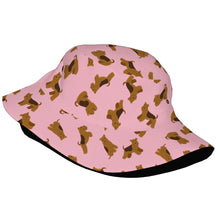 Load image into Gallery viewer, Playful Airedale Terriers in Motion Bucket Hat-Hats &amp; Caps-18