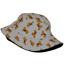 Load image into Gallery viewer, Playful Airedale Terriers in Motion Bucket Hat-Hats &amp; Caps-42