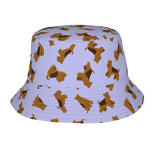 Load image into Gallery viewer, Playful Airedale Terriers in Motion Bucket Hat-Hats &amp; Caps-Lavender Purple-One Size-9