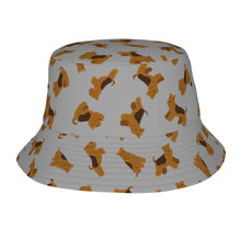 Load image into Gallery viewer, Playful Airedale Terriers in Motion Bucket Hat-Hats &amp; Caps-Parisian Gray-One Size-41