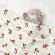 Load image into Gallery viewer, Playful Basenji Love Blanket for Dog-Pet Furniture-Basenji,Blankets,Home Decor-8