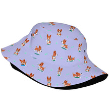 Load image into Gallery viewer, Playful Basenji Love Bull Terrier Bucket Hat-Hats &amp; Caps-Accessories,Basenji,Dog Dad Gifts,Dog Mom Gifts,Hats-2