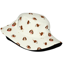 Load image into Gallery viewer, Playful Basset Hound Love Bucket Hat-Hats &amp; Caps-Accessories,Basset Hound,Dog Dad Gifts,Dog Mom Gifts,Hats-26