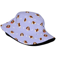 Load image into Gallery viewer, Playful Basset Hound Love Bucket Hat-Hats &amp; Caps-Accessories,Basset Hound,Dog Dad Gifts,Dog Mom Gifts,Hats-2