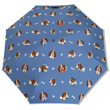 Load image into Gallery viewer, Playful Basset Hound Love Umbrella-Daily Accessories-6