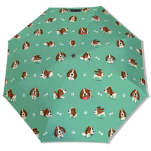 Load image into Gallery viewer, Playful Basset Hound Love Umbrella-Daily Accessories-26
