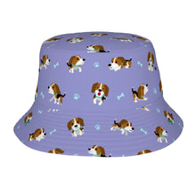 Load image into Gallery viewer, Playful Beagle Love Bucket Hat-Hats &amp; Caps-Lavender Purple-One Size-41