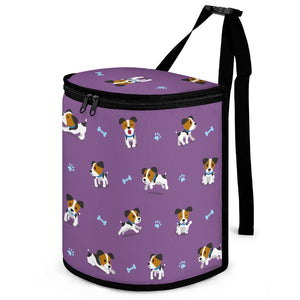Playful Beagle Love Multipurpose Car Storage Bag-Car Accessories-Bags, Beagle, Car Accessories-ONE SIZE-DarkMagenta-9