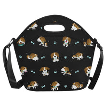 Load image into Gallery viewer, Playful Beagle Love Neoprene Lunch Bag-10