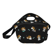 Load image into Gallery viewer, Playful Beagle Love Neoprene Lunch Bag-15