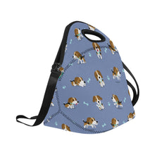 Load image into Gallery viewer, Playful Beagle Love Neoprene Lunch Bag-9