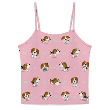 Load image into Gallery viewer, Playful Beagle Love Women&#39;s Cami and Shorts Pajama Set-14