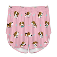 Load image into Gallery viewer, Playful Beagle Love Women&#39;s Cami and Shorts Pajama Set-17