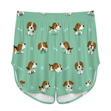 Load image into Gallery viewer, Playful Beagle Love Women&#39;s Cami and Shorts Pajama Set-25