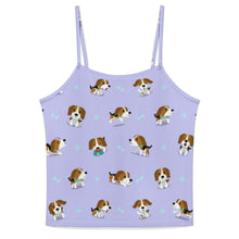 Load image into Gallery viewer, Playful Beagle Love Women&#39;s Cami and Shorts Pajama Set-6