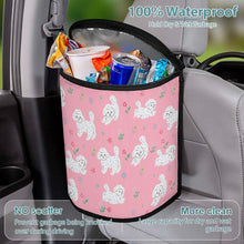 Load image into Gallery viewer, Playful Bichon Frise Love Multipurpose Car Storage Bag - 4 Colors-Car Accessories-Bags, Bichon Frise, Car Accessories-15