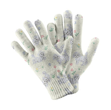 Load image into Gallery viewer, Playful Bichon Frise Love Touch Screen Gloves-Accessories-Accessories, Bichon Frise, Dog Dad Gifts, Dog Mom Gifts, Gloves-White-5