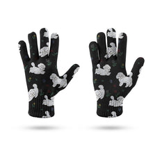 Load image into Gallery viewer, Playful Bichon Frise Love Touch Screen Gloves-Accessories-Accessories, Bichon Frise, Dog Dad Gifts, Dog Mom Gifts, Gloves-13