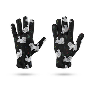 Playful Bichon Frise Love Touch Screen Gloves-Accessories-Accessories, Bichon Frise, Dog Dad Gifts, Dog Mom Gifts, Gloves-13