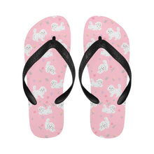 Load image into Gallery viewer, Playful Bichon Frise Love Unisex Slippers-4