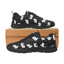 Load image into Gallery viewer, Playful Maltese in a Garden Stroll Women's Breathable Sneakers-12