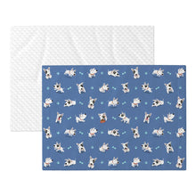 Load image into Gallery viewer, Playful Bull Terrier Adventures Blanket for Dog-Pet Furniture-Blankets,Bull Terrier,Home Decor-4