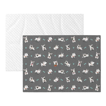 Load image into Gallery viewer, Playful Bull Terrier Adventures Blanket for Dog-Pet Furniture-Blankets,Bull Terrier,Home Decor-5