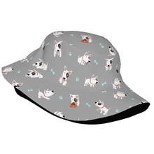 Load image into Gallery viewer, Playful Bull Terrier Adventures Bucket Hat-Hats &amp; Caps-2