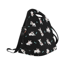 Load image into Gallery viewer, Playful Bull Terrier Adventures Neoprene Lunch Bag-13
