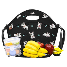 Load image into Gallery viewer, Playful Bull Terrier Adventures Neoprene Lunch Bag-14