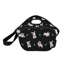 Load image into Gallery viewer, Playful Bull Terrier Adventures Neoprene Lunch Bag-15