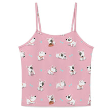 Load image into Gallery viewer, Playful Bull Terrier Adventures Women's Cami and Shorts Pajama Set-8