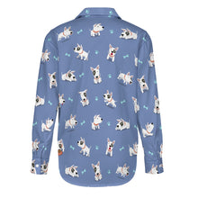 Load image into Gallery viewer, Playful Bull Terrier Adventures Women's Shirt-11
