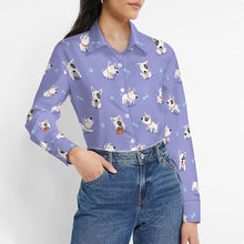 Load image into Gallery viewer, Playful Bull Terrier Adventures Women's Shirt-12