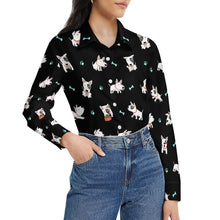 Load image into Gallery viewer, Playful Bull Terrier Adventures Women's Shirt-19
