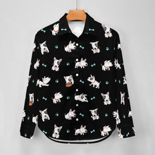 Load image into Gallery viewer, Playful Bull Terrier Adventures Women's Shirt-23
