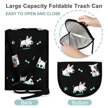 Load image into Gallery viewer, Playful Bull Terrier Love Multipurpose Car Storage Bag-Car Accessories-Bags, Bull Terrier, Car Accessories-ONE SIZE-Black-5