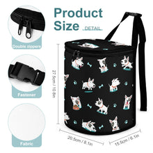 Load image into Gallery viewer, Playful Bull Terrier Love Multipurpose Car Storage Bag-Car Accessories-Bags, Bull Terrier, Car Accessories-ONE SIZE-Black-3
