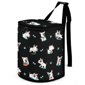 Playful Bull Terrier Love Multipurpose Car Storage Bag-Car Accessories-Bags, Bull Terrier, Car Accessories-ONE SIZE-Black-1