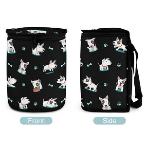 Playful Bull Terrier Love Multipurpose Car Storage Bag-Car Accessories-Bags, Bull Terrier, Car Accessories-ONE SIZE-Black-2