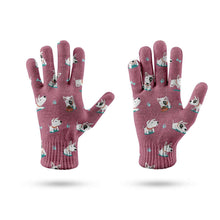 Load image into Gallery viewer, Playful Bull Terrier Love Touch Screen Gloves-Accessories-Accessories, Bull Terrier, Dog Dad Gifts, Dog Mom Gifts, Gloves-12