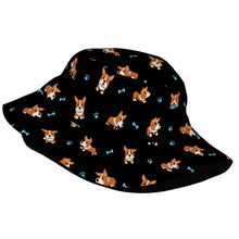 Load image into Gallery viewer, Playful Corgi Adventures and Treats Bucket Hat-Hats &amp; Caps-10