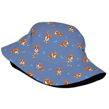 Load image into Gallery viewer, Playful Corgi Adventures and Treats Bucket Hat-Hats &amp; Caps-18