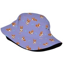 Load image into Gallery viewer, Playful Corgi Adventures and Treats Bucket Hat-Hats &amp; Caps-2