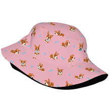 Load image into Gallery viewer, Playful Corgi Adventures and Treats Bucket Hat-Hats &amp; Caps-50